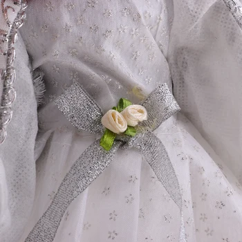 30cm Derliaus Mergina Lėlės Lady Ilgą Baltą Suknelę, Suknelė Skrybėlę Lėlės