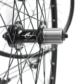 JIELUN MTB dviratis 26 colių kalbėjo varantys nustatyti 2 guolių diskiniai stabdžiai hub dvigubo aliuminio lydinio ratlankio
