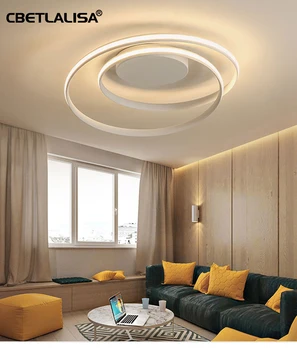 LED lempos, vidaus šviestuvai, valgomasis kambarys, svetainė, su nuotolinio valdymo gera coality, as110-220, modernių lubų liustra