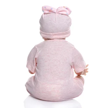 Mielas Bebe Lėlės Reborn Bamblys 55cm Minkšto Silikono Reborn Baby Lėlės Minkštas Kūno Tikroviška Kalėdų Mergina Dovanos Lėlės Žaislas Vaikams