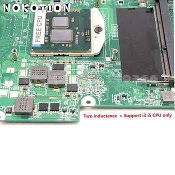 NOKOTION DAKL3AMB8G1 DAKL3AMB8D0 DAKL3AMB8E0 Lenovo Ideapad Y560 nešiojamas plokštė HM55 DDR3 HD5650M 1GB su i5 CPU