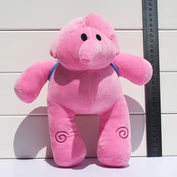 27cm Elly Pocoyo PATO Minkštas Pliušinis Įdaryti Pav Žaislas, Lėlė su lanksčiu dramblys mielas rožinis dramblys Vaikams, Žaislų, Dovanų