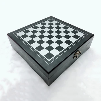4 1 Magnetinis Kokybės Mediniai sofos Šachmatų Rinkinį su Lankstymo Žaidimas Valdybos Domino Kauliukai ir Suaugusiems, Vaikų, Šeimos Žaidimas Pradedantiesiems