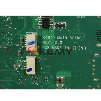 K40ID Nešiojamojo kompiuterio motininė plokštė, skirta ASUS K50ID K40IE K50IE originalus mainboard DDR3-RAM GT320M-1GB