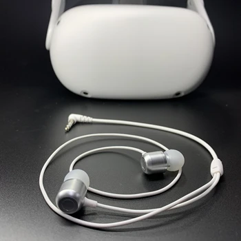 3.5 mm In-Ear Ausinės Oculus Quest 2 Stereo Ausinės su minkštais Ausų už Oculus Quest 2 VR Priedai