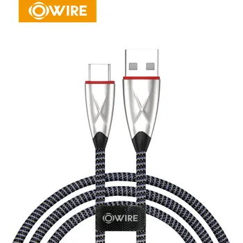 OWIRE Automatic power-off USB C Kabelio 3A USB C Tipo Kabelis Greitai Įkrauti Kabeliu Xiaomi Mi 8 