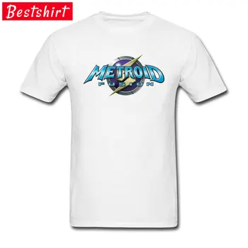 Metroid Sintezės Logo Aukštos Kokybės Wholsesale T Shirt Spausdinti Laisvalaikio Plius Dydis 3XL Įnoringas Japonų Anime Marškinėlius Studentų