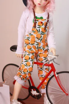 BJD Doll drabužiai tinka 1-61-4msd MPD kelnės oranžinė flanging darbo drabužiai lėlės priedai