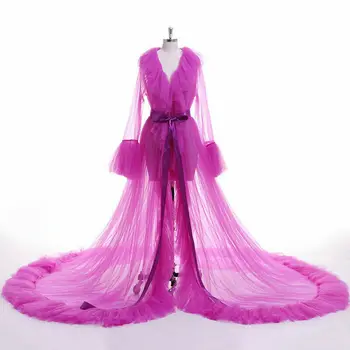 Moterys, Seksualus Apatinis Trikotažas Ilgai Nėrinių Suknelė Vien Suknelė Matyti Per Kimono Skraiste Sleepwear