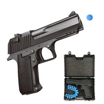 Lieti mini pistoletas vaikų žaislas ginklą, gali pradėti minkšta kulka modeliavimas karinis modelis snaiperio ginklą dovanų dėžutė rinkinys