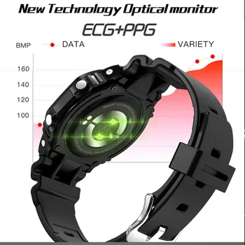 X12, Širdies ritmo smart watch vyrai Moterys Ip68 vandeniui EKG + PPG fitness tracker apyrankę Kraujo Spaudimas smartwatch vyrų android