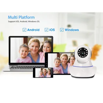 HD 2.0 MP Belaidžių IP kamerų 360° Panoraminis Saugumo VAIZDO Kamera, Wifi Smart Home P2P Dviejų krypčių Pokalbių Mobiliojo ryšio Nuotolinio Peržiūrėti Kūdikio stebėjimo