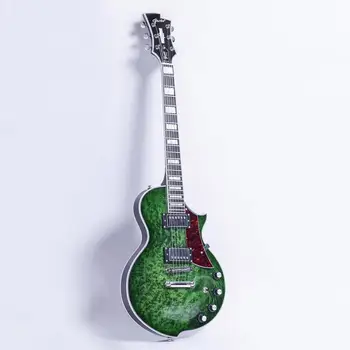 Nemokamas pristatymas Naujos Aukštos kokybės Kinijos GROTE elektrinė gitara, Raudonmedžio kūną Su Medžio randas Maple Top custom gitara