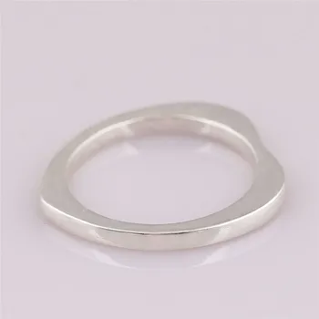 925 Sterlingas Sidabro Visos Žiedas Naujas Putojantis Lanko Su Crystal Žiedą, Moterims Vestuves Dovanų Bižuterijos