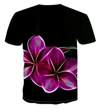 2020 Madingų T-shirt šviečia tamsoje 3D psichodelinio spausdinimo vyriški trumpomis rankovėmis vasarą streetwear atsitiktinis marškinėliai