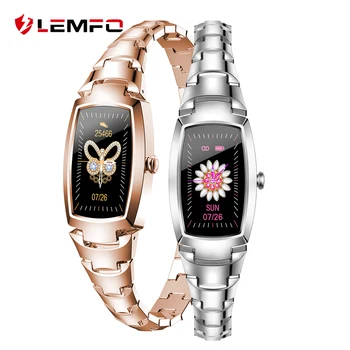 LEMFO H8 Pro Smart Watch Moterų 2021 Vandeniui Širdies ritmo Monitoringo Bluetooth 