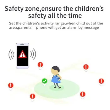 Smart Vaikams žiūrėti Vandeniui kūdikių SOS Padėties nustatymo Skambinkite 2G SIM Kortelės Anti-lost Smartwatch vaikų Tracker smart laikrodis skambinkite žiūrėti