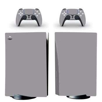 Pilka PS5 Standartinio Disko Leidimas Odos Lipdukas, Decal Padengti 5 PlayStation Konsolės & Valdytojas PS5 Odos, Vinilo Įklijos