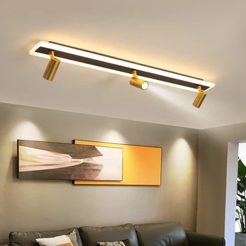 LED kelio šviesa linija šviesos gyvenamojo kambario, miegamojo, koridoriaus praėjimo šviesos fono kampe lubų lempa