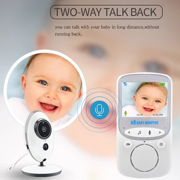 Kūdikio stebėjimo VB605 Belaidžio LCD Audio Video Radijo Auklė Muzikos Domofonas IR 24h Nešiojamų Kūdikių Kamera Kūdikių Walkie Talkie Aukle
