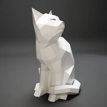3D Katė Modelis 