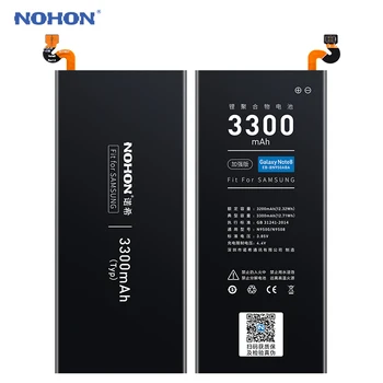 NOHON Telefono Bateriją, Skirtą Samsung Galaxy Note 8 4 3 Note3 NFC Pakeitimo Mobiliojo Telefono Batarya Note8 Note4 Note3 Note3NFC Bateria