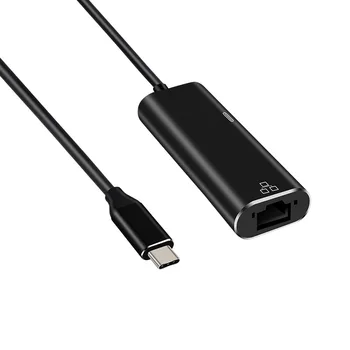 USB Tipo C Iki RJ45 Ethernet Įkrovimo Adapterio Tipas C iki RJ45 Ethernet LAN Laidinio Tinklo Kabelis USB, skirtą 