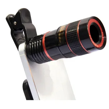 8X HD Zoom Mobiliojo Telefono Didinamąjį Stiklą, Mikroskopą, Skaitmeninis Teleskopo vaizdo Kameros Lęšis Mobiliojo Telefono Kamera Didinamuoju Stiklu