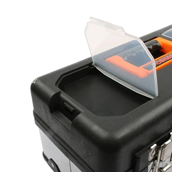 Aukštos qaulity Didelis nerūdijančio plieno rinkinys namų techninės priežiūros elektrikas, Įrankių dėžė Z0103 nešiojamų Toolsboxes