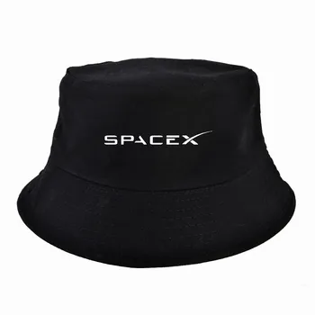 Spacex UFO Kibirą Skrybėlės Mados Vasarą Vyrams, Moterims, žvejo kepurė Kosmoso Raketų Elon Musk Sporto Baseino kepurės
