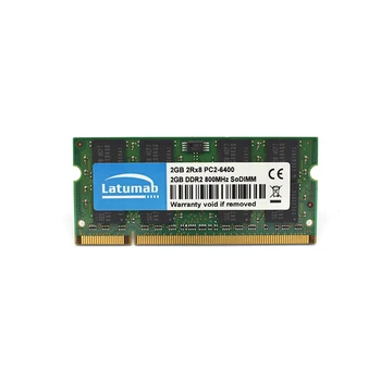 Latumab DDR2 1GB 2GB 4GB RAM Laptop Memory 800MHz PC Memory PC2-6400 Taip Dimm RAM Nešiojamojo kompiuterio Atminties Modulis