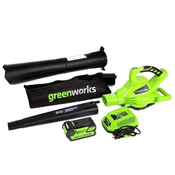 Lauko Sodo GreenWorks DigiPro G-MAX 40V Belaidžius 185MPH Pūstuvas/Vac su 4ah baterijos Kroviklis