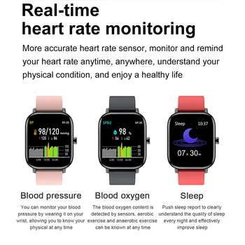 2020 Naujų Spalvų Ekrano Smart Watch Moterų jutiklinių Fitness Tracker Kraujo Spaudimas Xiaomi Moteris Smart 