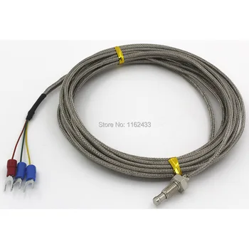 FTARB01 PT100 10m kabelis varžtas M6 sriegio, galvos MTTP varžtas temperatūros jutiklis