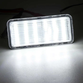 2vnt LED Automobilių Skaičius Licenciją Plokštelės Šviesos 